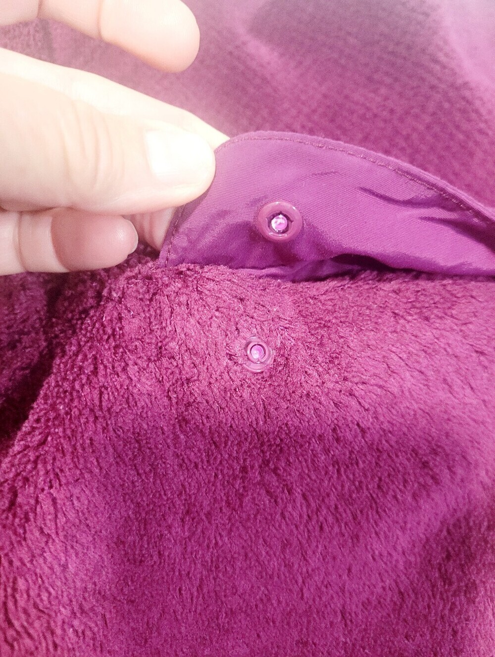 Patagonia Synchilla Snap-T Fleece Pullover Womens L Purple Polartec Thermal Pro - Picture 15 of 16